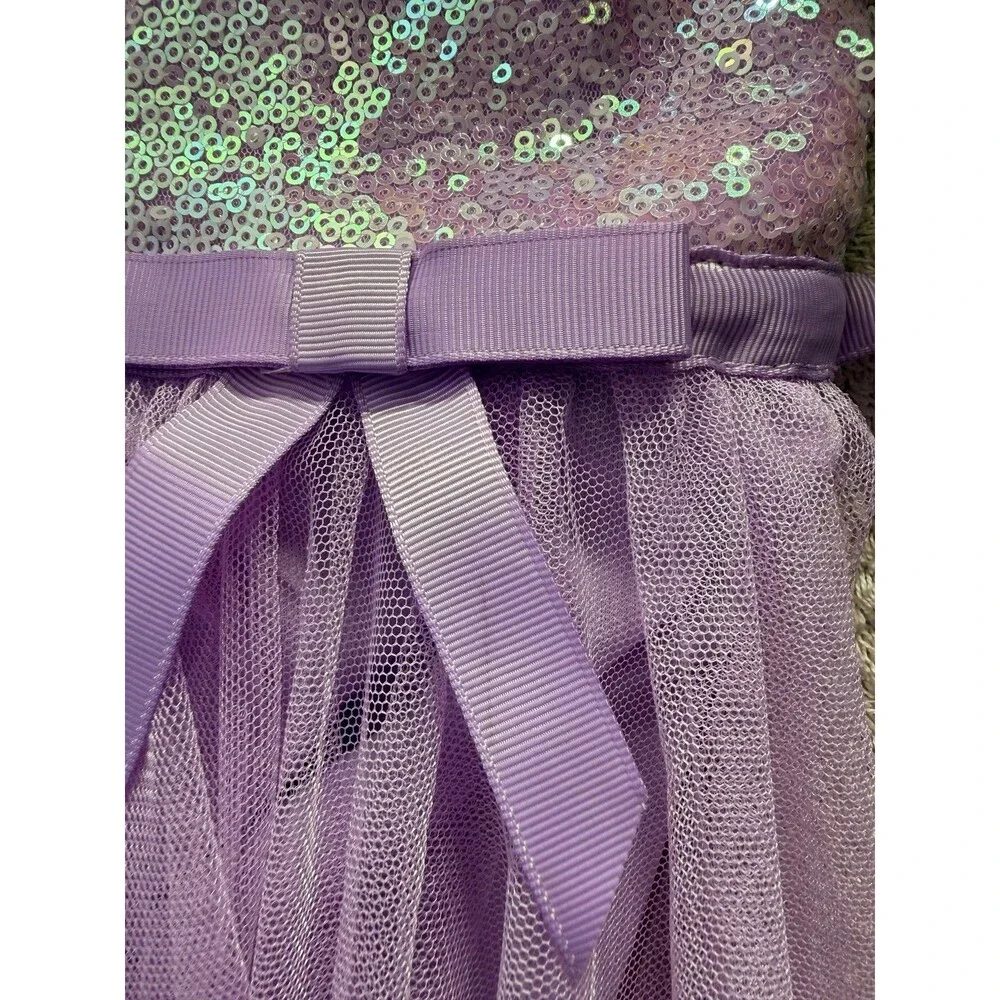 Zuni's girls  lavender sequins dress